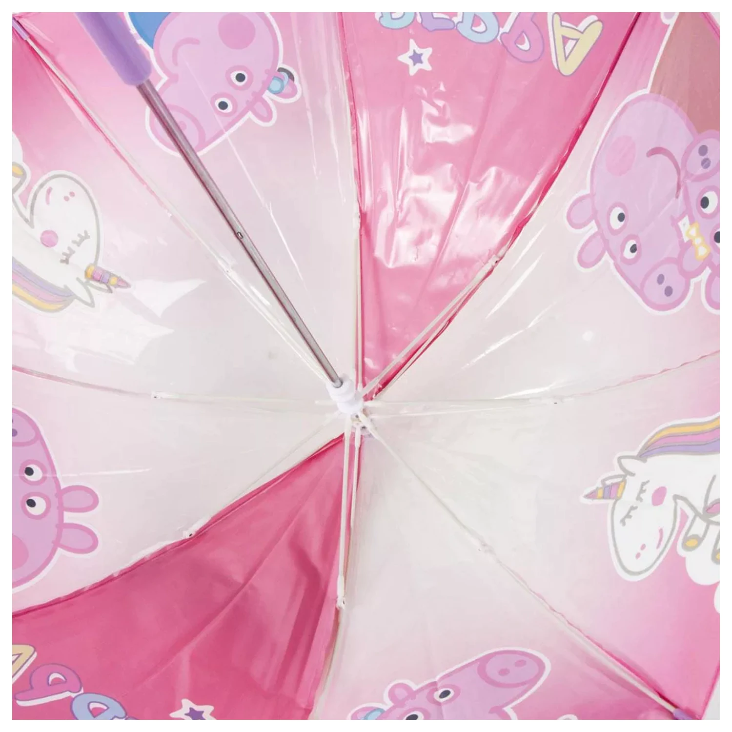 Peppa Pig Unicorn Detský priesvitný dáždnik Ø71 cm produktová fotografia