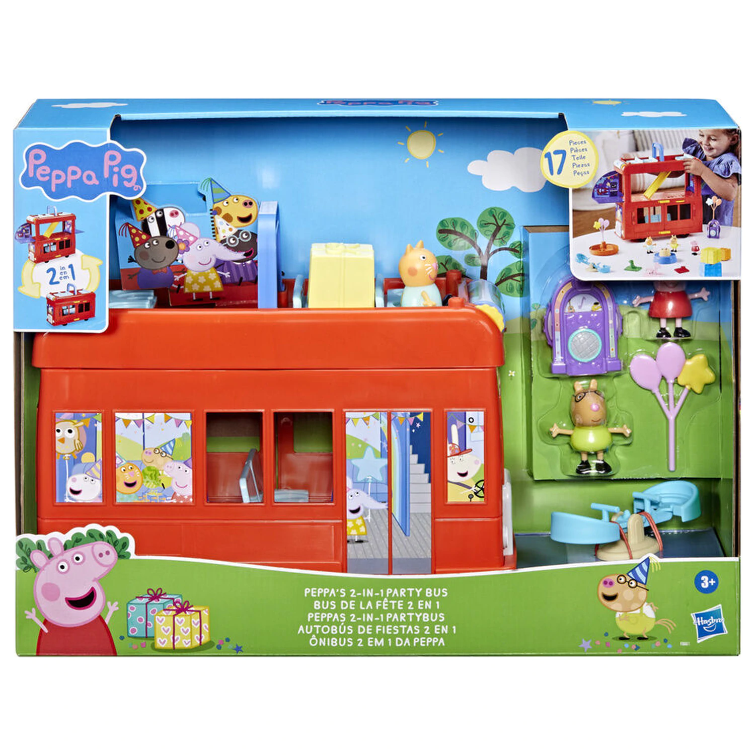 Peppa Pig 2 v 1 súprava na hranie Party Bus produktová fotografia