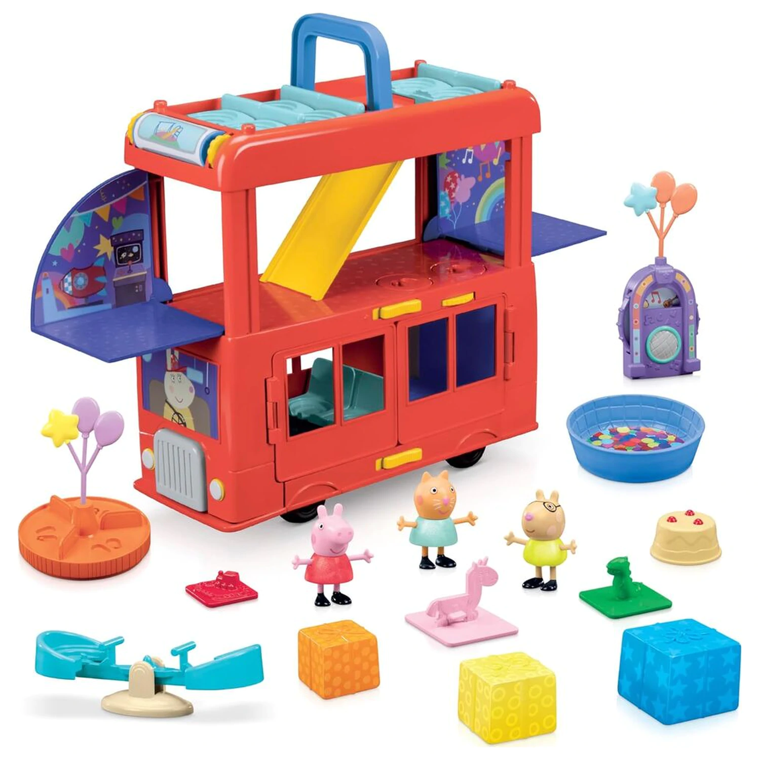 Peppa Pig 2 v 1 súprava na hranie Party Bus produktová fotografia