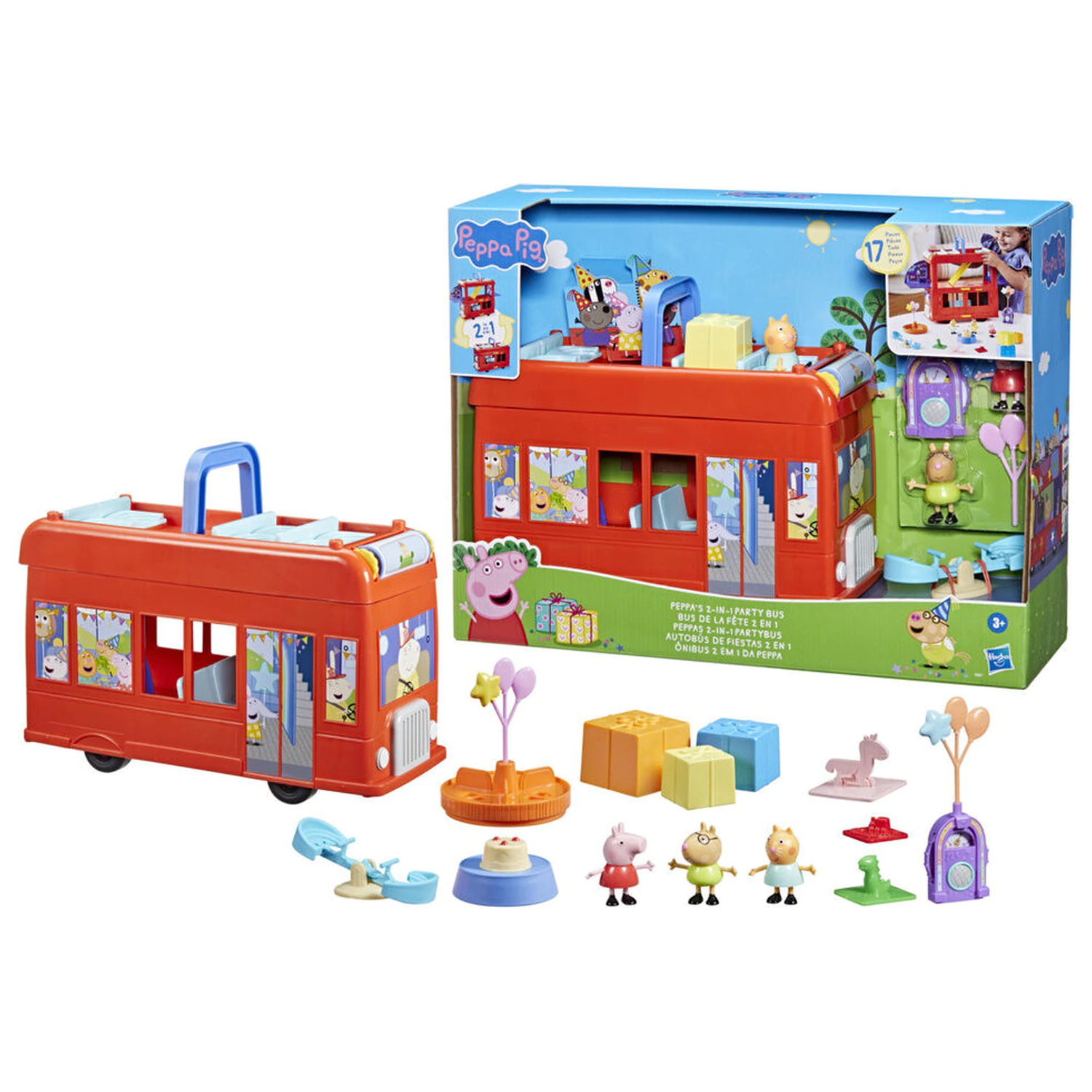 Peppa Pig 2 v 1 súprava na hranie Party Bus produktová fotografia