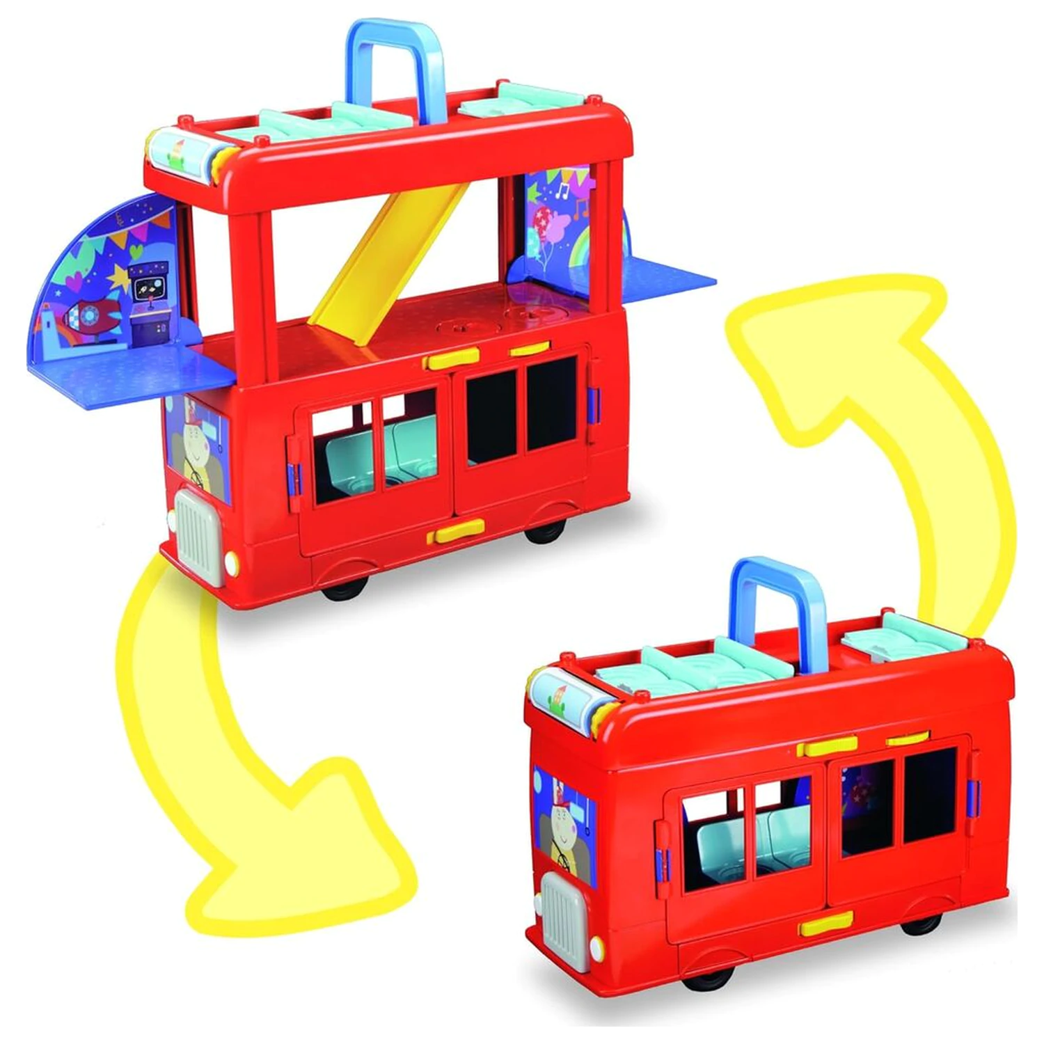 Peppa Pig 2 v 1 súprava na hranie Party Bus produktová fotografia