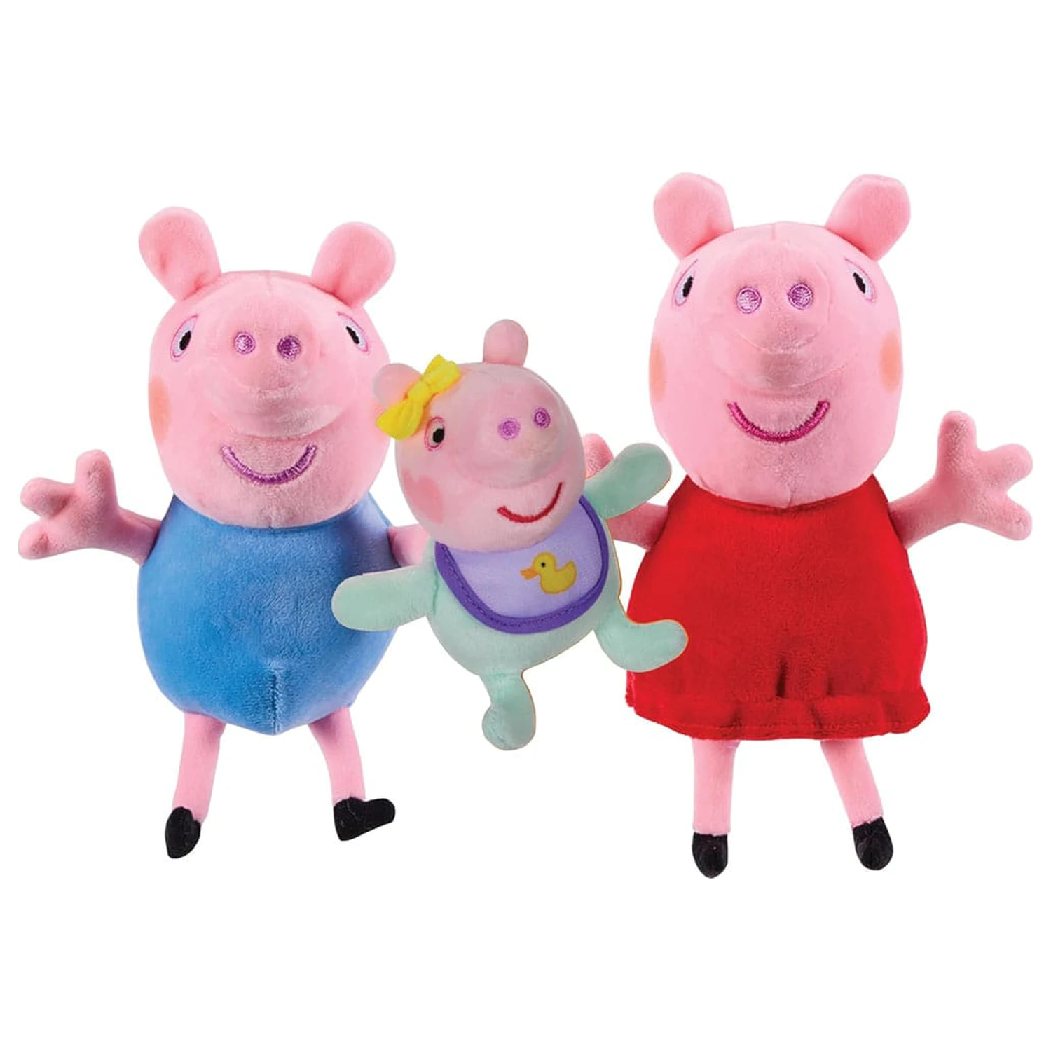 Peppa Pig Plyšové figúrky balenie 3 ks produktová fotografia