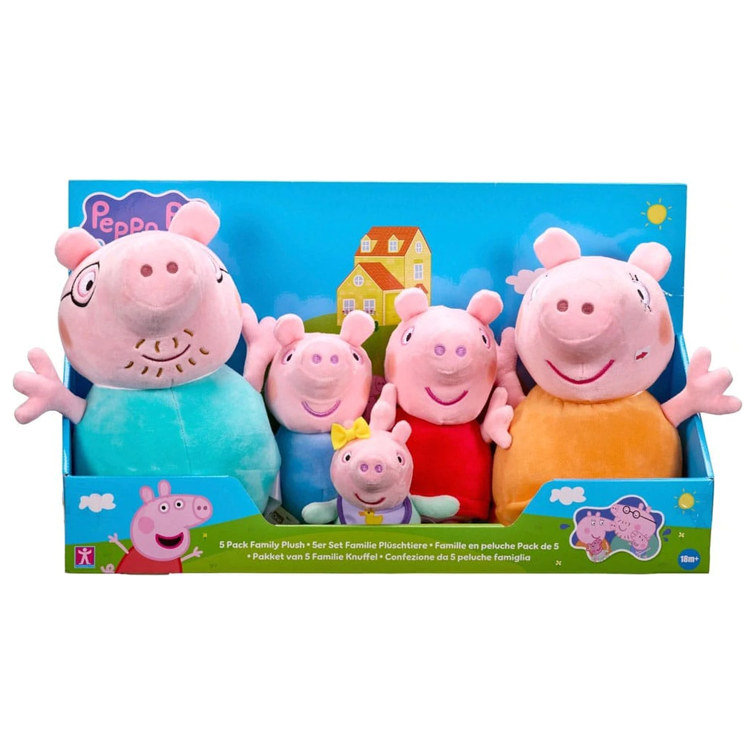 Peppa Pig Plyšové figúrky 5 ks balenie produktová fotografia