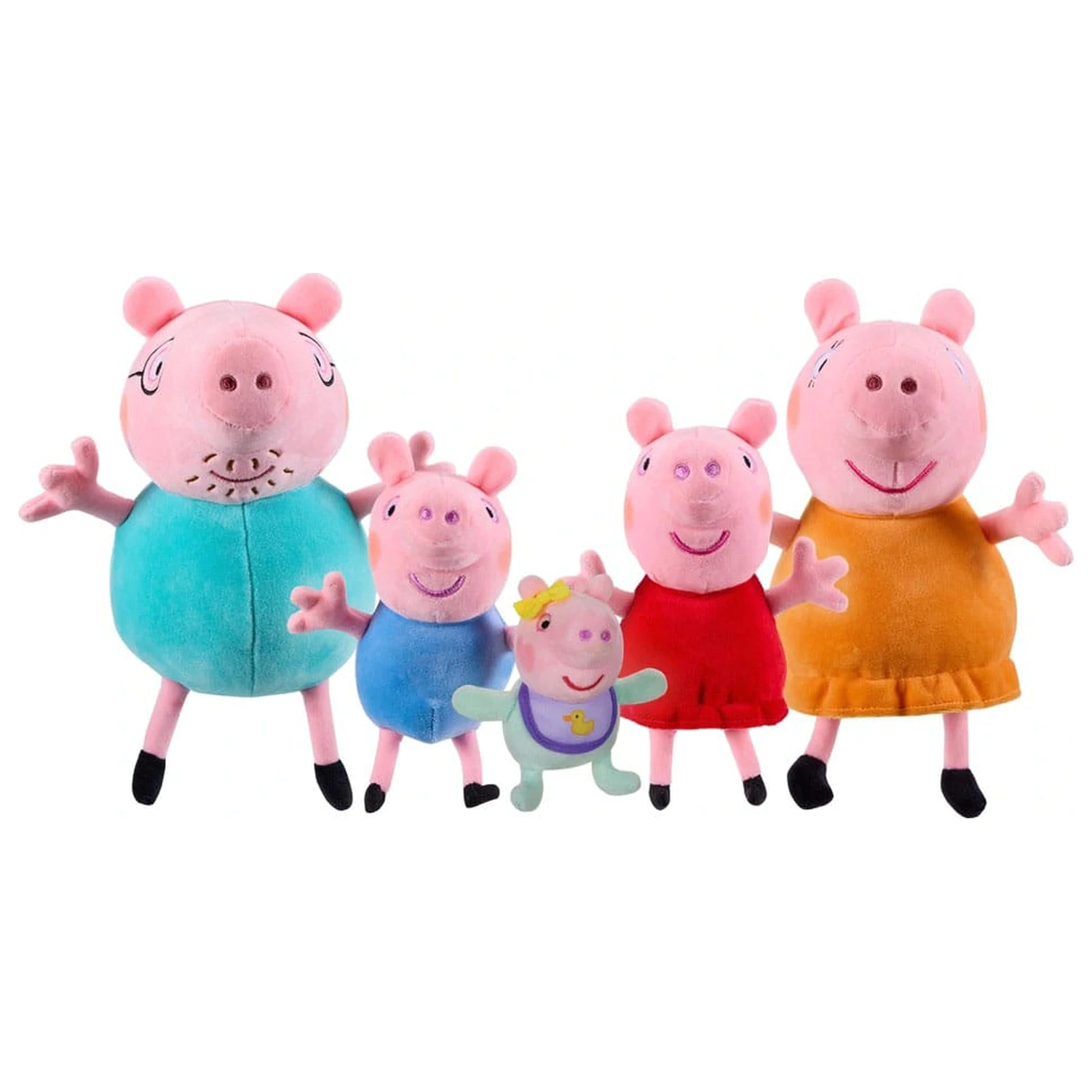 Peppa Pig Plyšové figúrky 5 ks balenie produktová fotografia