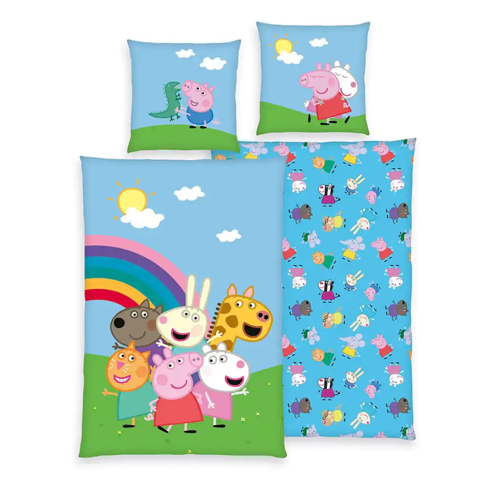Peppa Pig posteľná bielizeň 135 x 200 cm produktová fotografia