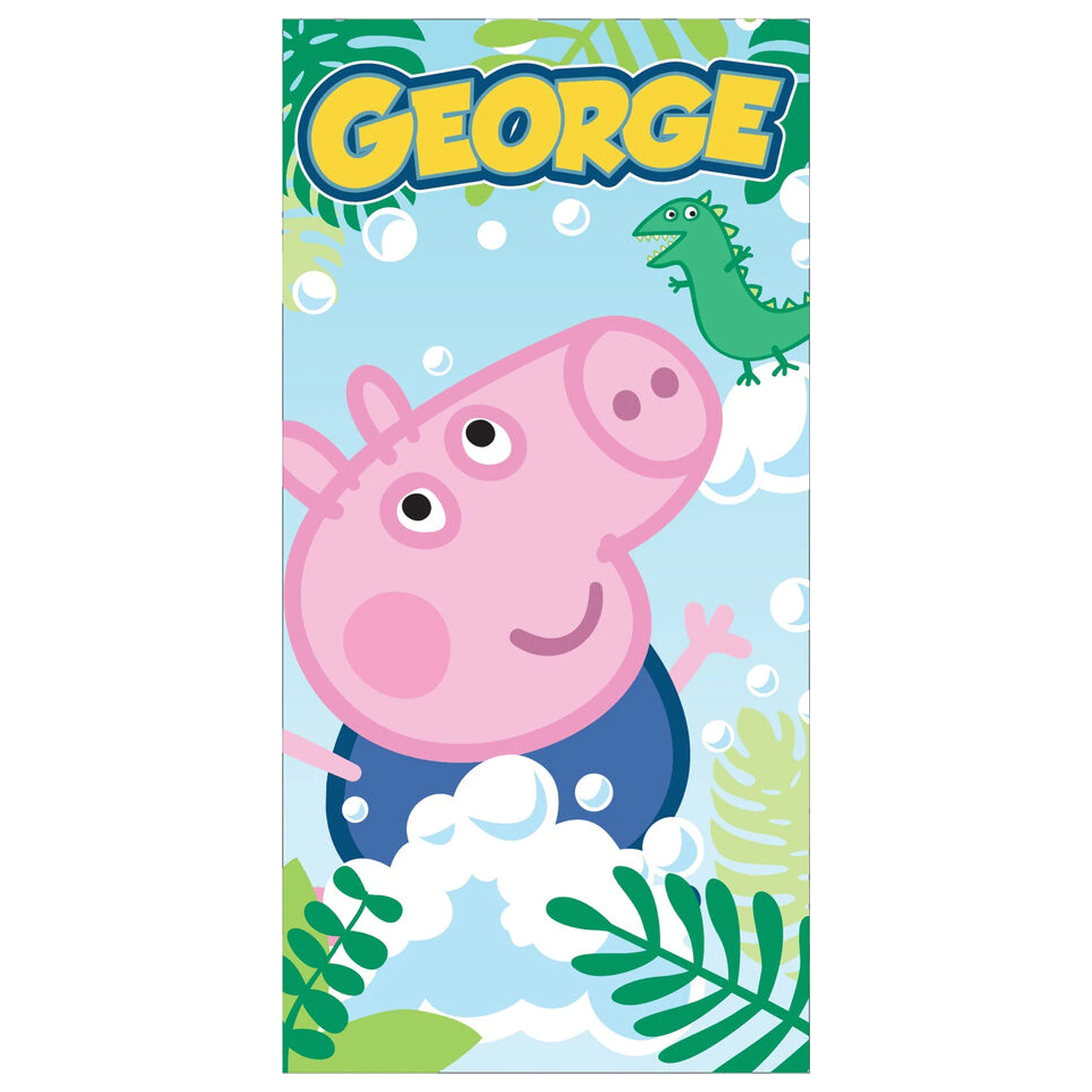 Peppa Pig George mikrovláknová plážová osuška produktová fotografia