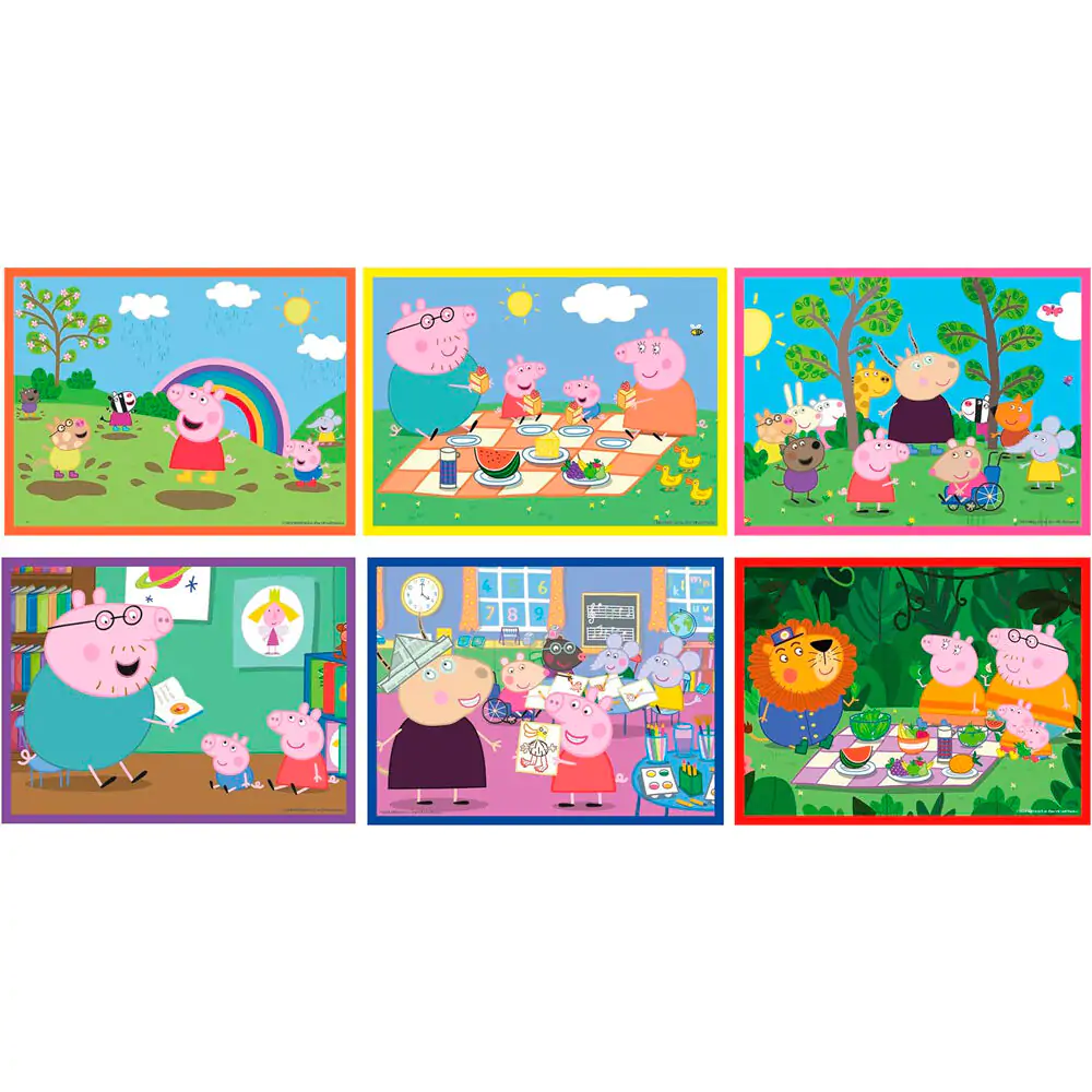 Peppa Pig kocka puzzle 12ks produktová fotografia