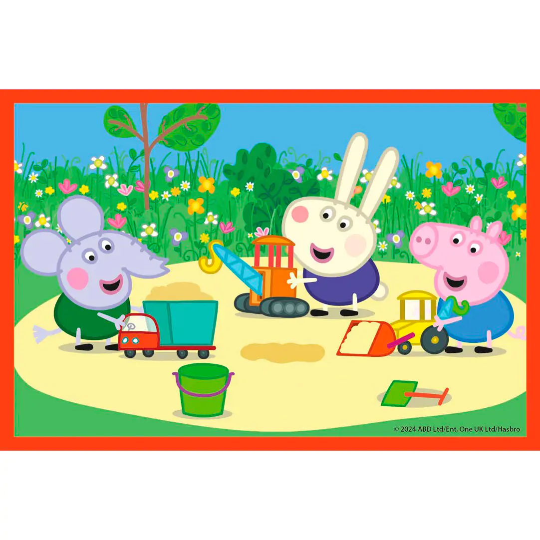 Peppa Pig kocka puzzle 6ks produktová fotografia