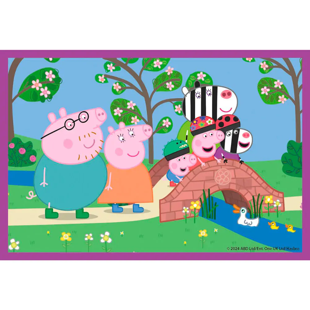 Peppa Pig kocka puzzle 6ks produktová fotografia