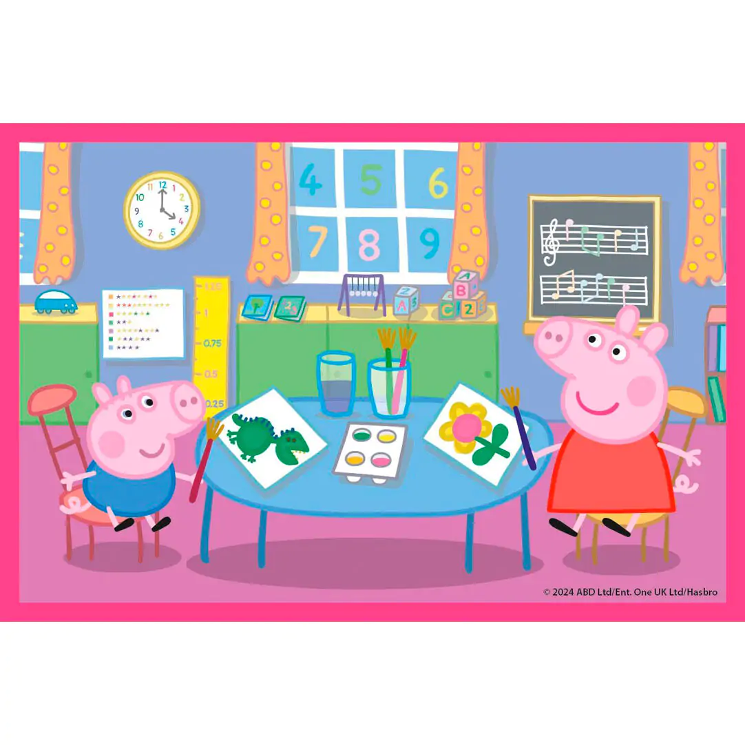 Peppa Pig kocka puzzle 6ks produktová fotografia