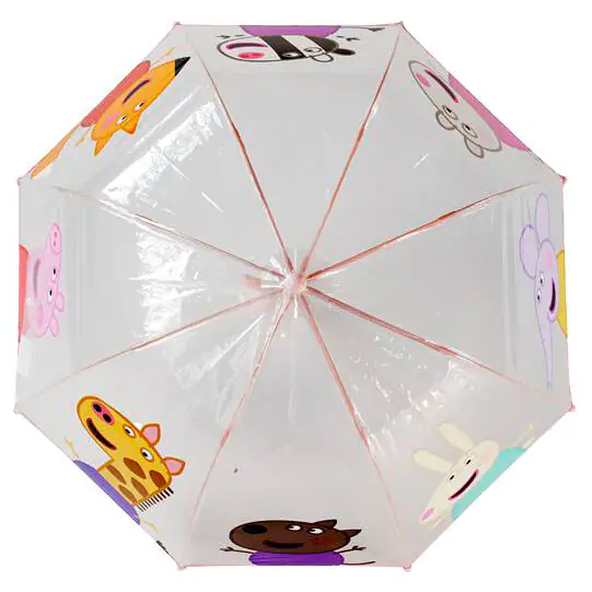 Peppa Pig manual transparent bubble dáždnik 48 cm produktová fotografia