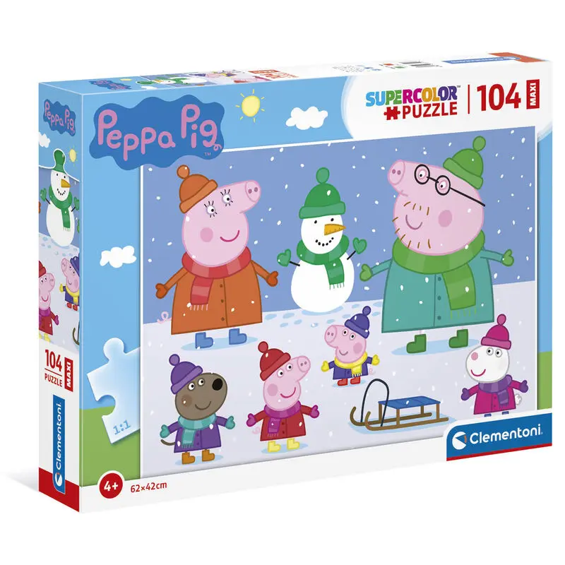 Peppa Pig Maxi puzzle 104 kusov termékfotó