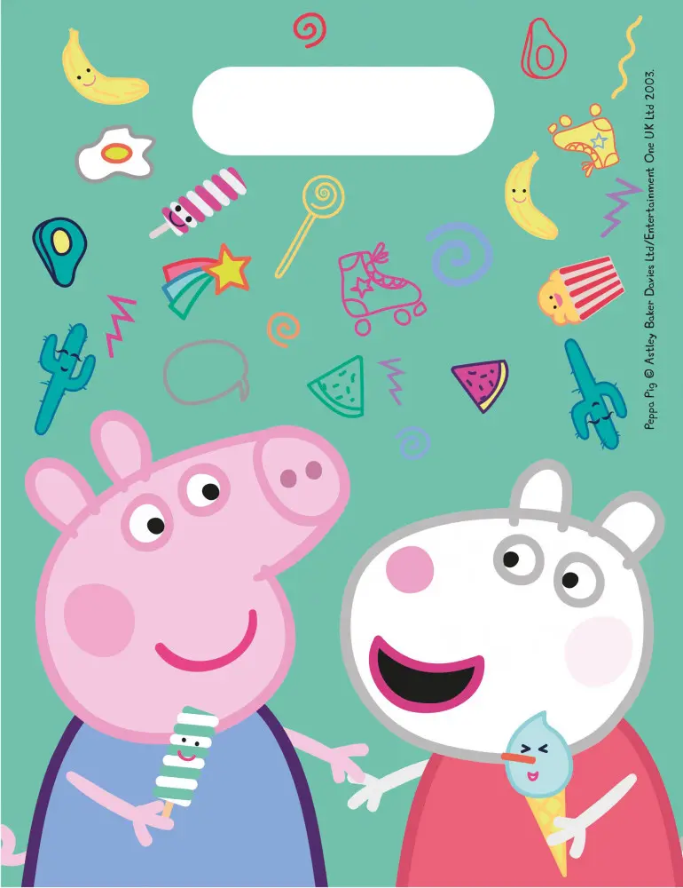 Peppa Pig Messy Play, darčeková taška Peppa Pig, 6 kusov produktová fotografia