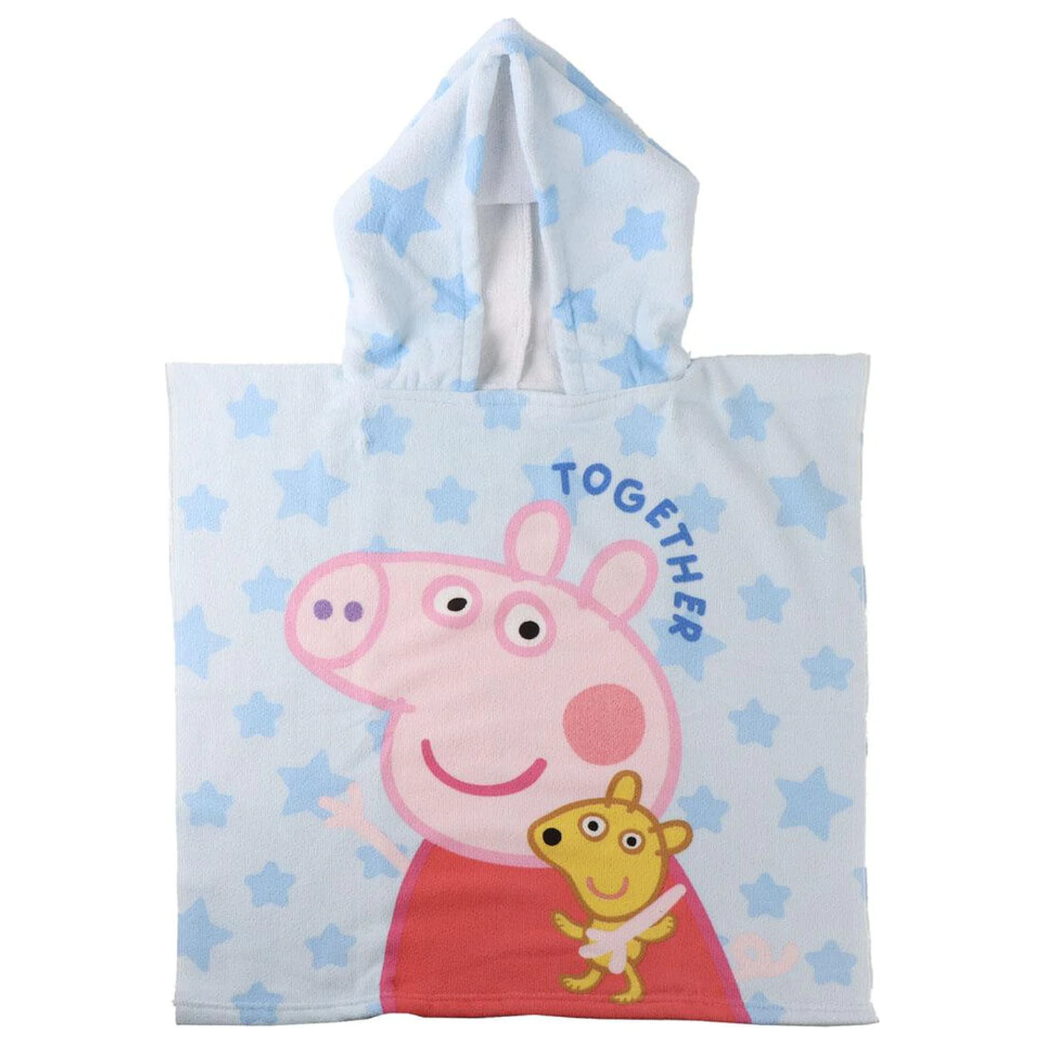 Peppa Pig mikrovláknová plážová osuška s pončom produktová fotografia