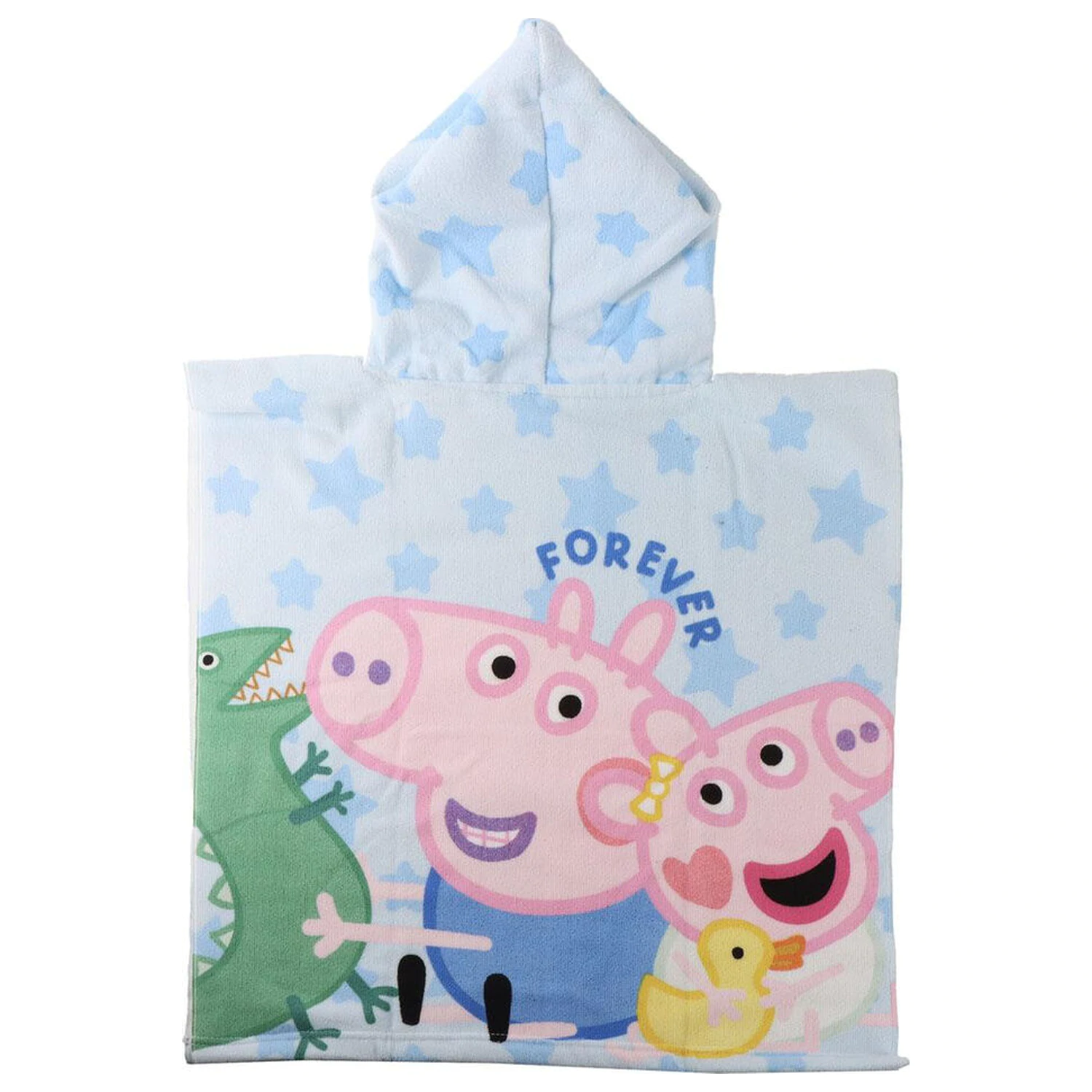 Peppa Pig mikrovláknová plážová osuška s pončom produktová fotografia