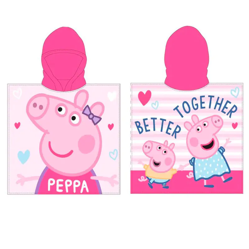 Peppa Pig microfibre pončo uterák produktová fotografia