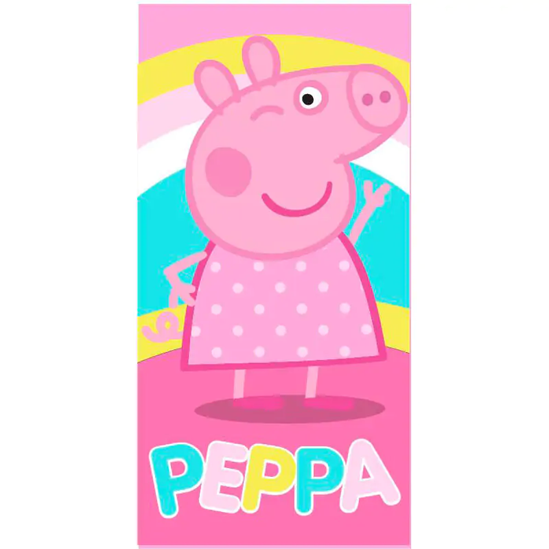 Peppa Pig mikrovláknová plážová osuška produktová fotografia