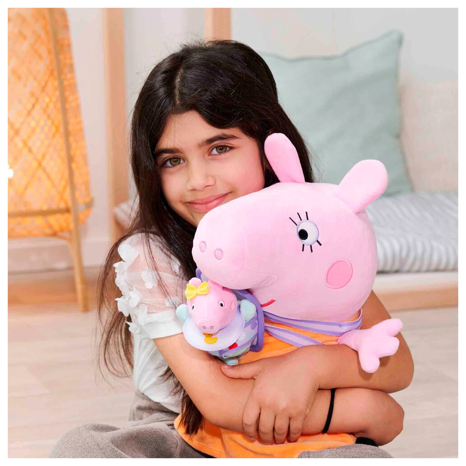 Peppa Pig Mummy Pig s plyšovou hračkou Evie, 33 cm produktová fotografia