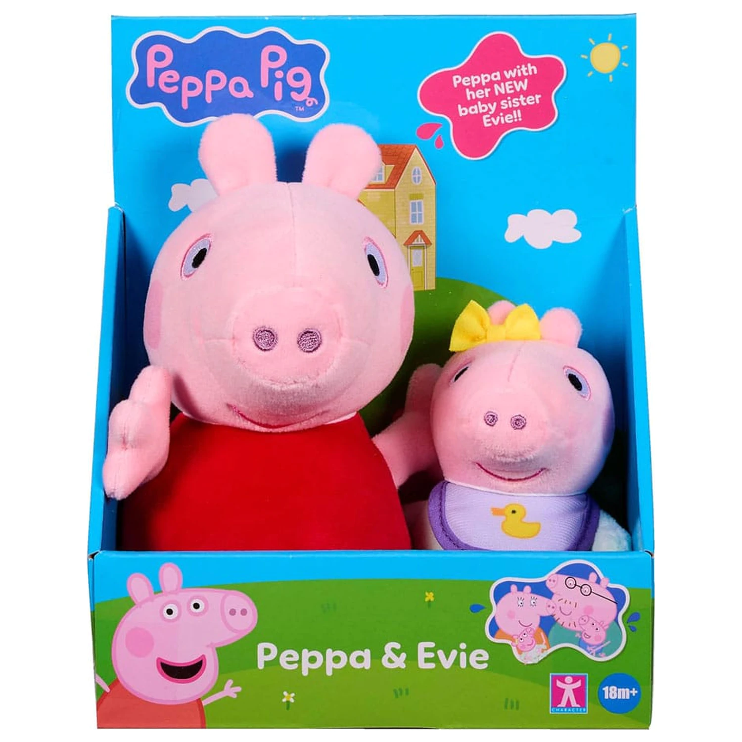 Peppa Pig Plyšové figúrky balenie 2 kusy produktová fotografia