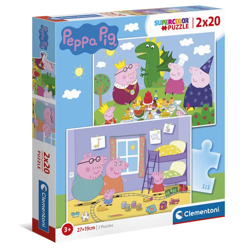 Peppa Pig puzzle 2x20 kusov termékfotó