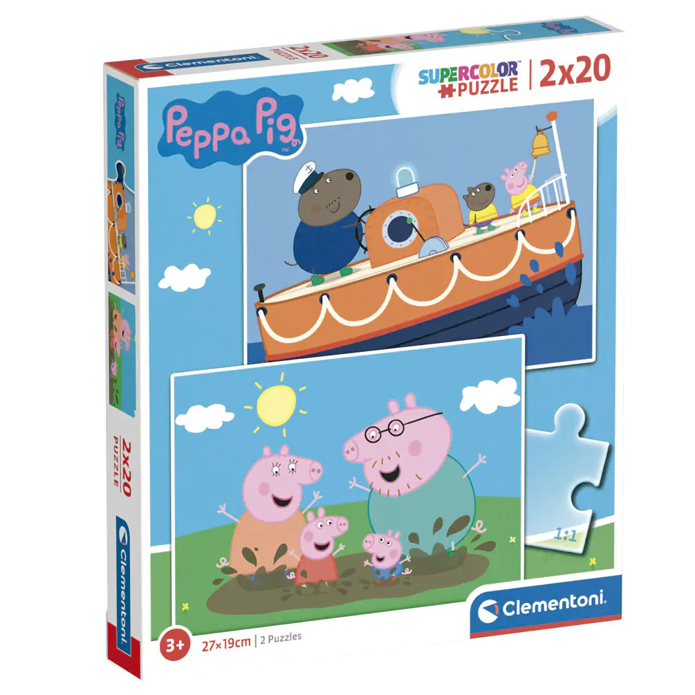 Peppa Pig puzzle 2 x 20 dielikov produktová fotografia
