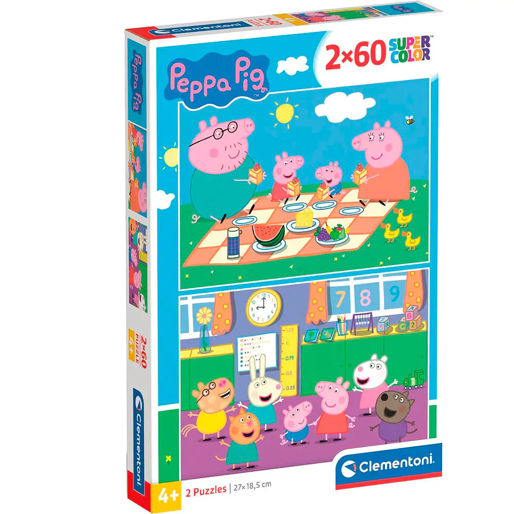 Peppa Pig puzzle 2x60 dielikov produktová fotografia