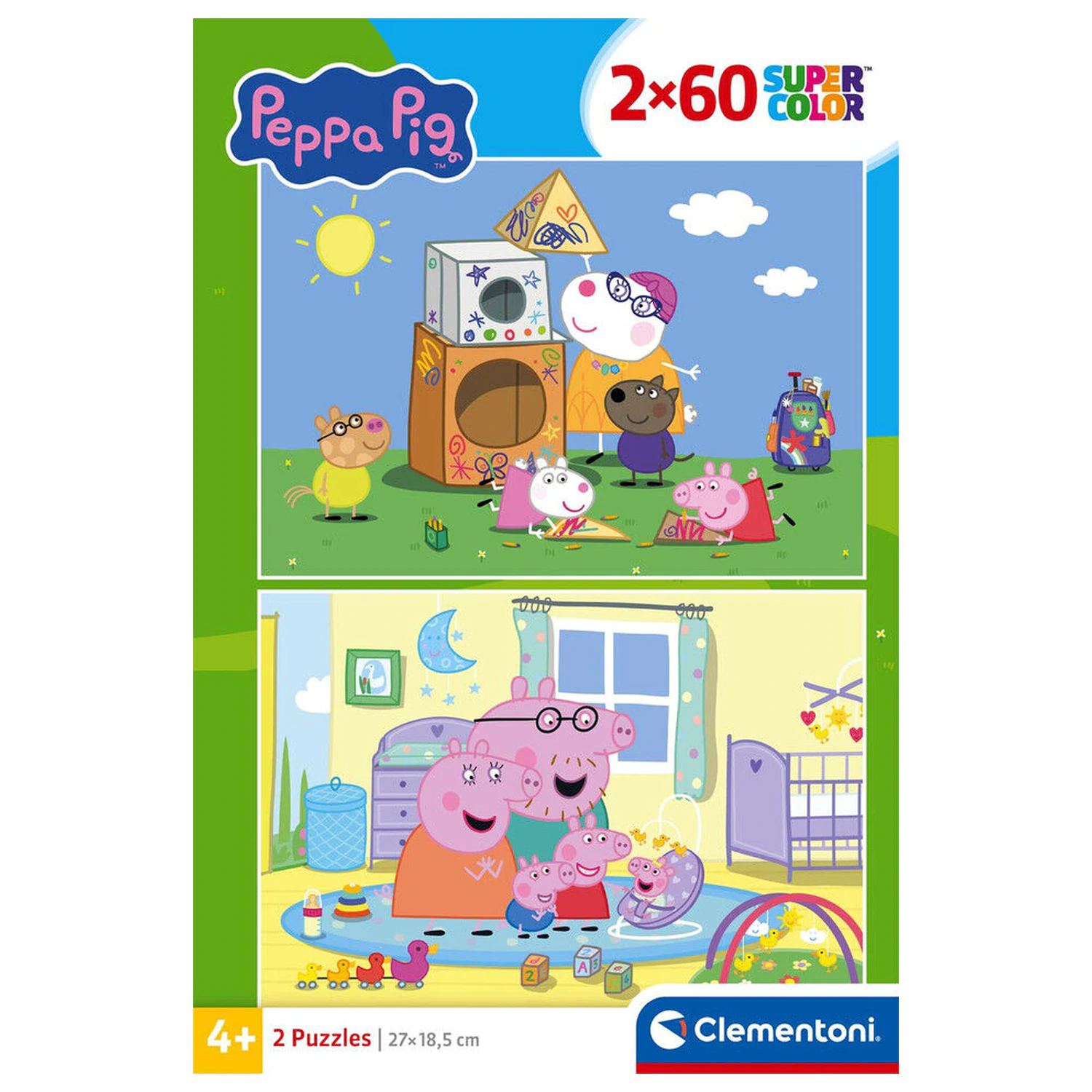 Peppa Pig puzzle 2X60ks produktová fotografia