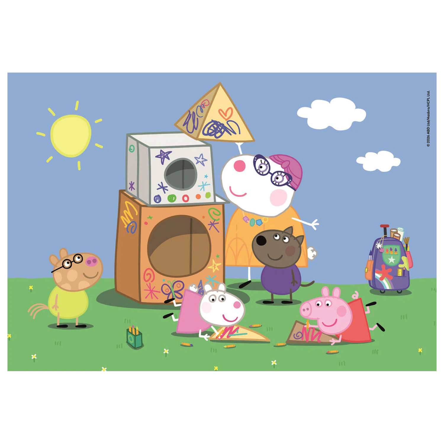 Peppa Pig puzzle 2X60ks produktová fotografia