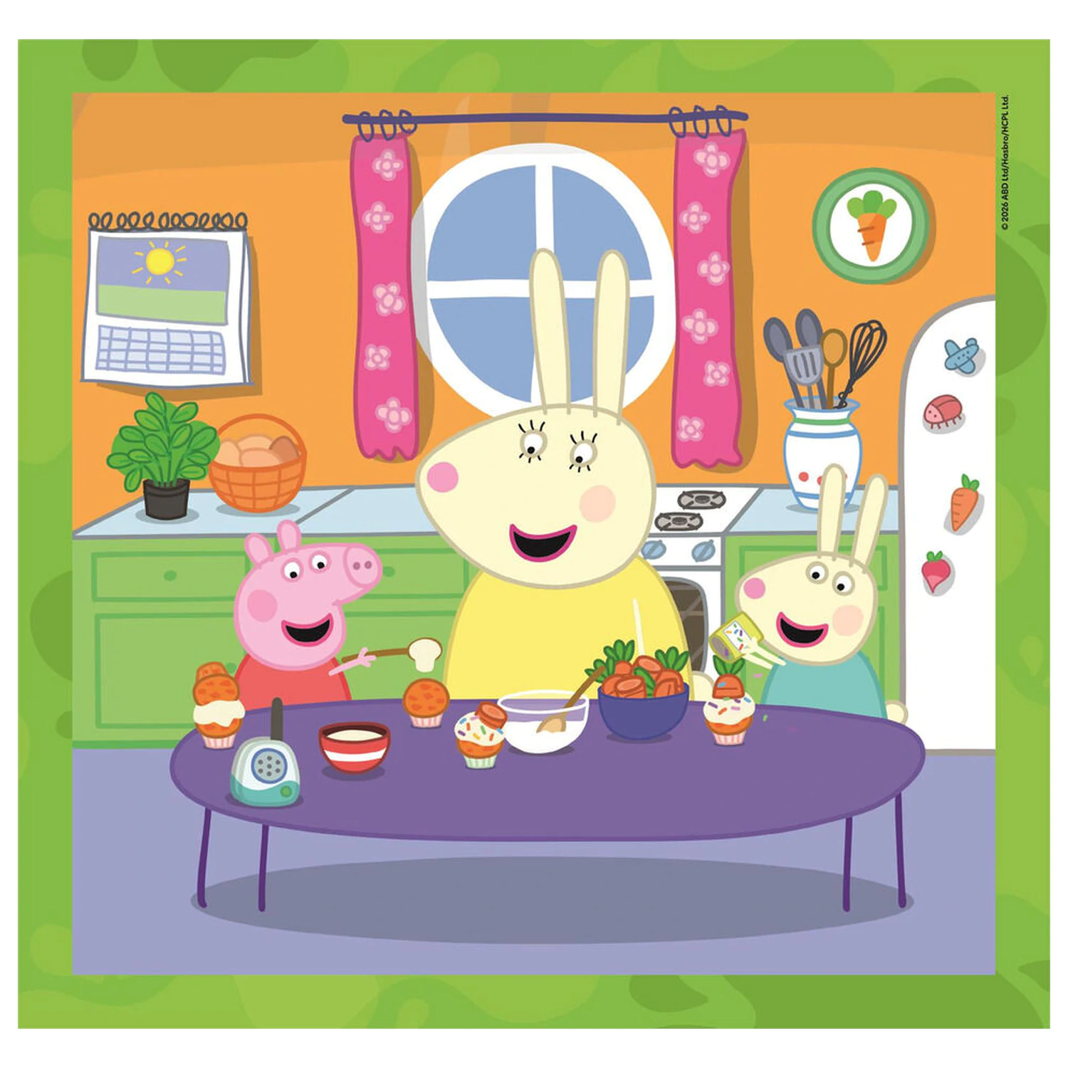 Peppa Pig puzzle 3x48 kusov produktová fotografia