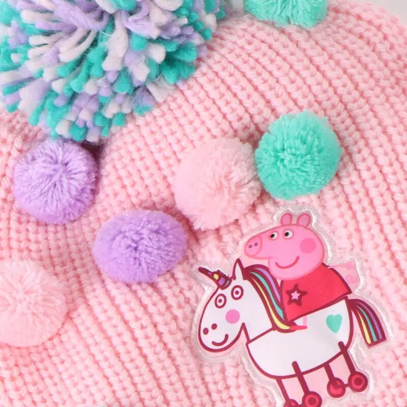 Peppa Pig zimná súprava nákrčník čiapka rukavice produktová fotografia