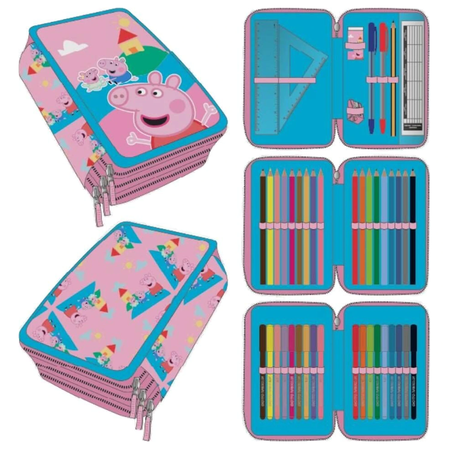 Peppa Pig trojitý peračník produktová fotografia