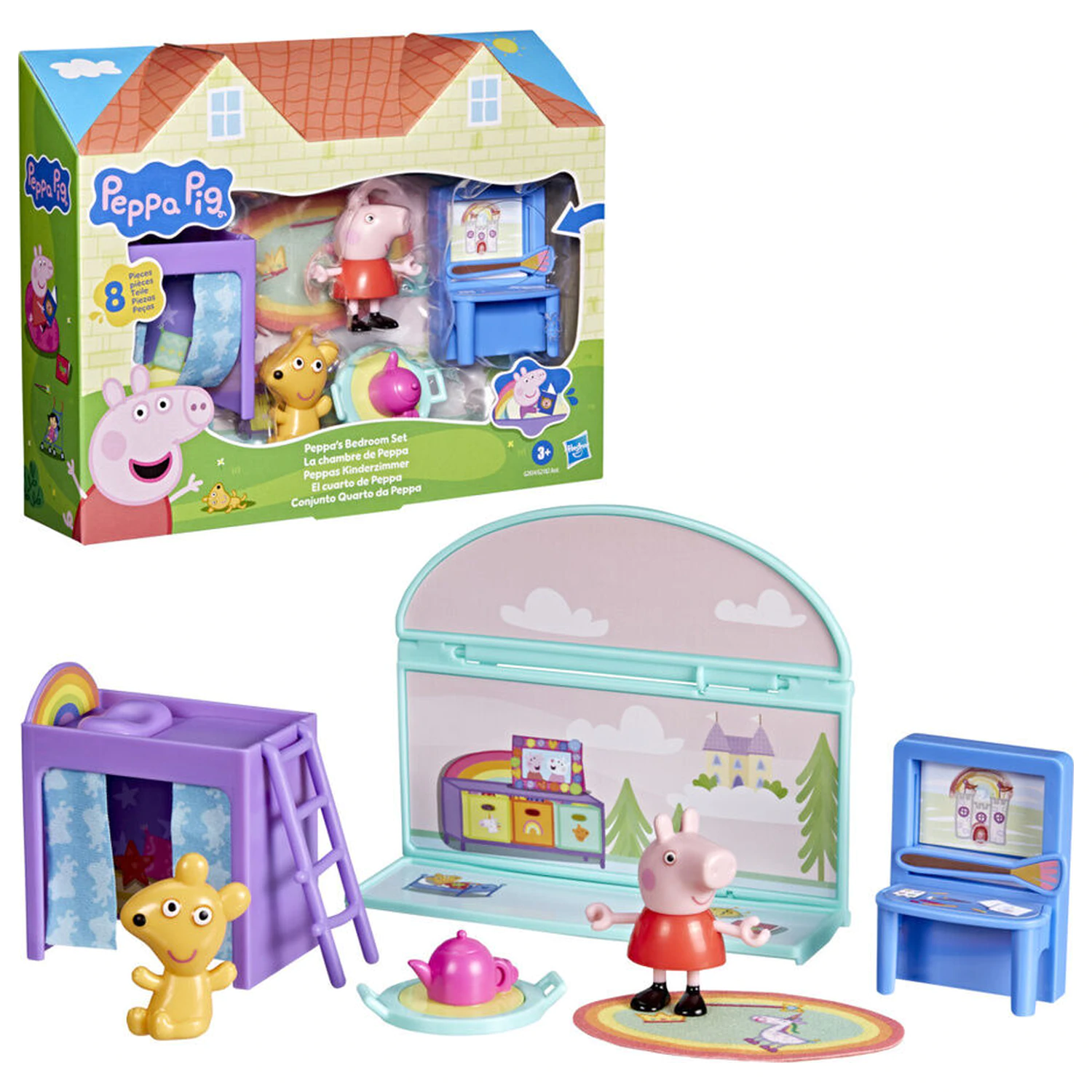 Peppa Pigs Spálňová súprava herný set produktová fotografia