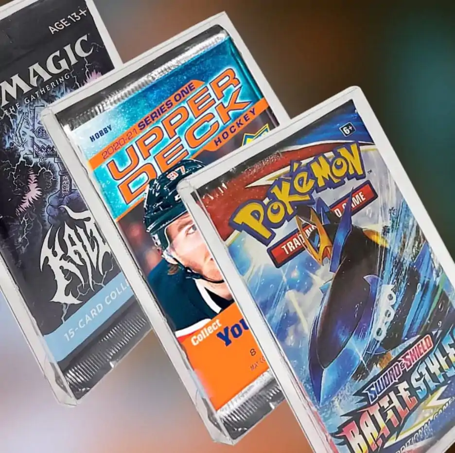 PET Protectors 10-balenie pre Booster, Magic, Yu-Gi-Oh Cards produktová fotografia