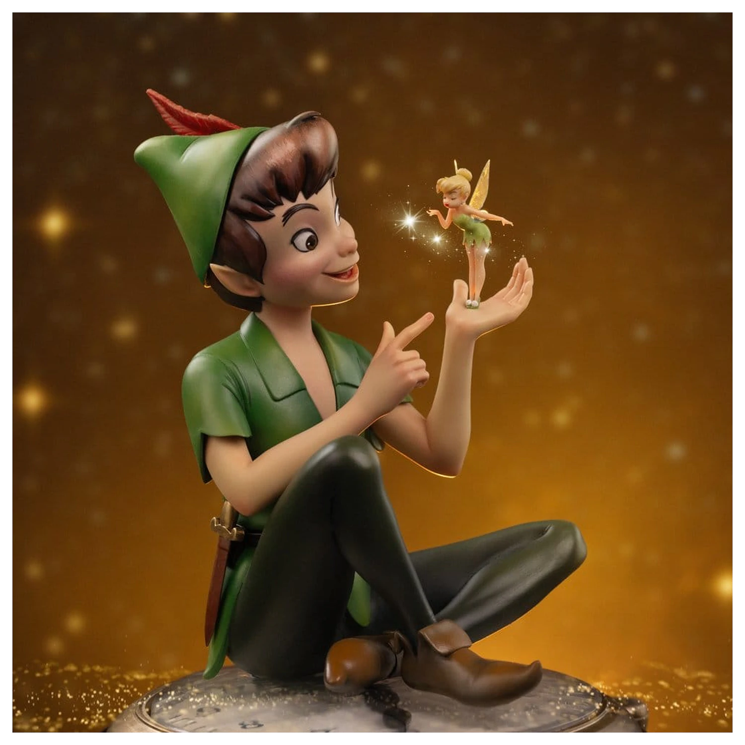 Peter Pan (1953) Art Scale Socha 1/10 Peter Pan & Tinkerbell 23 cm produktová fotografia