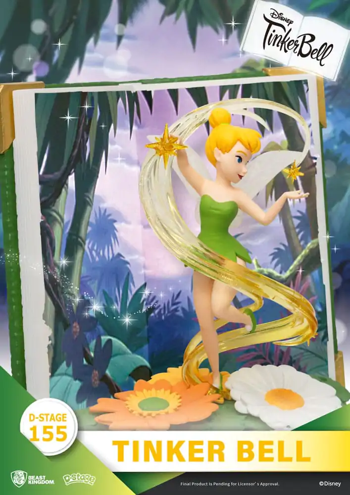 Peter Pan Book Series D-Stage PVC Diorama Tinker Bell 15 cm produktová fotografia