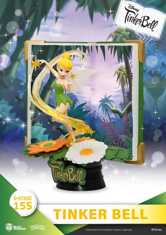 Peter Pan Book Series D-Stage PVC Diorama Tinker Bell 15 cm produktová fotografia