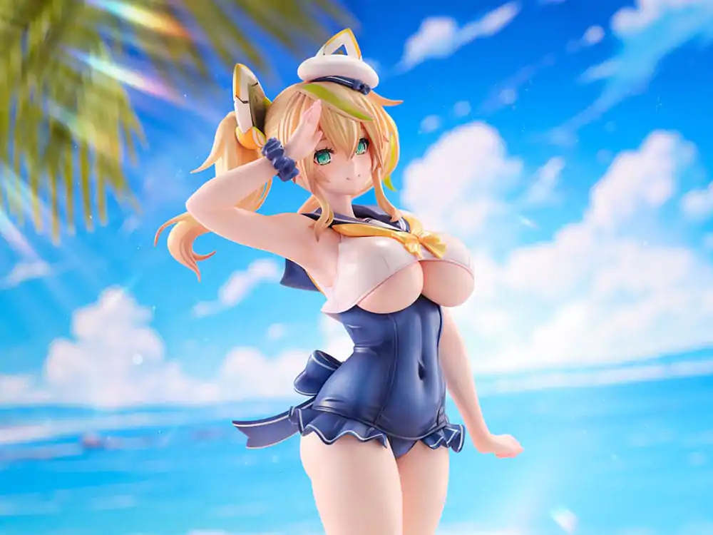 Phantasy Star Online 2 PVC Socha 1/7 Es Cool Breeze Gene - Letná dovolenka 26 cm produktová fotografia