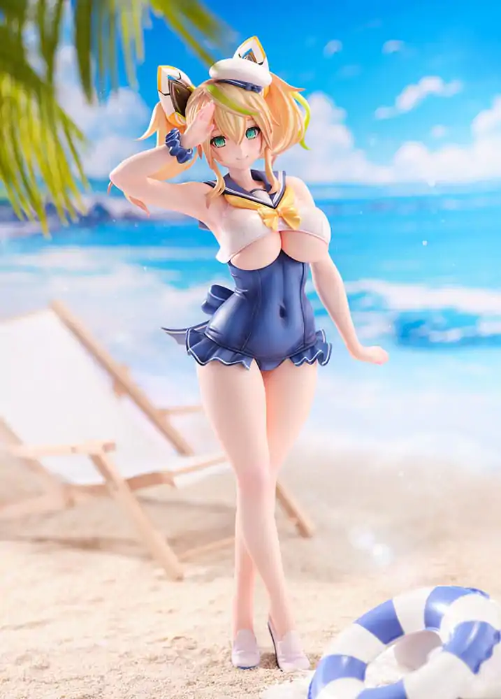 Phantasy Star Online 2 PVC Socha 1/7 Es Cool Breeze Gene - Letná dovolenka 26 cm produktová fotografia