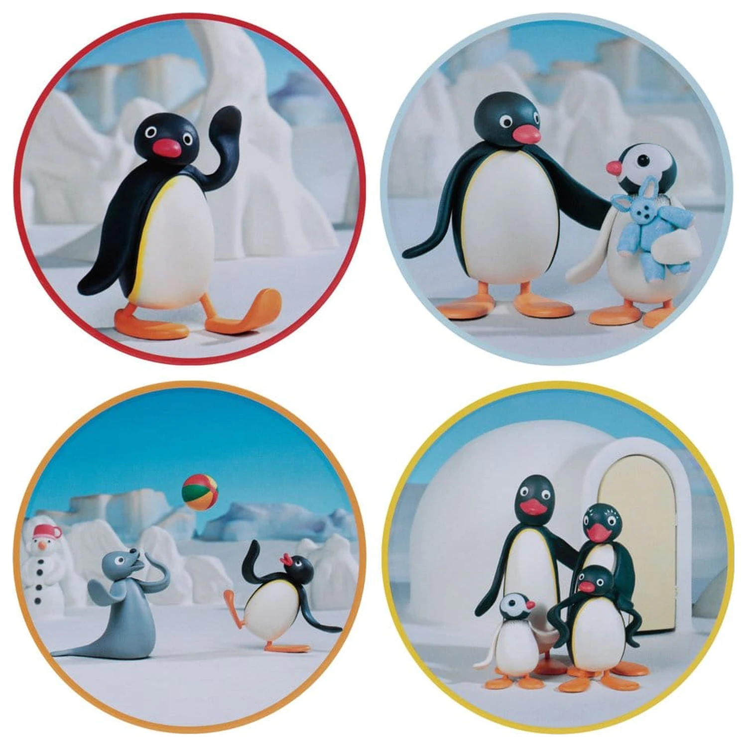 Pingu Coaster, balenie 4 kusov produktová fotografia