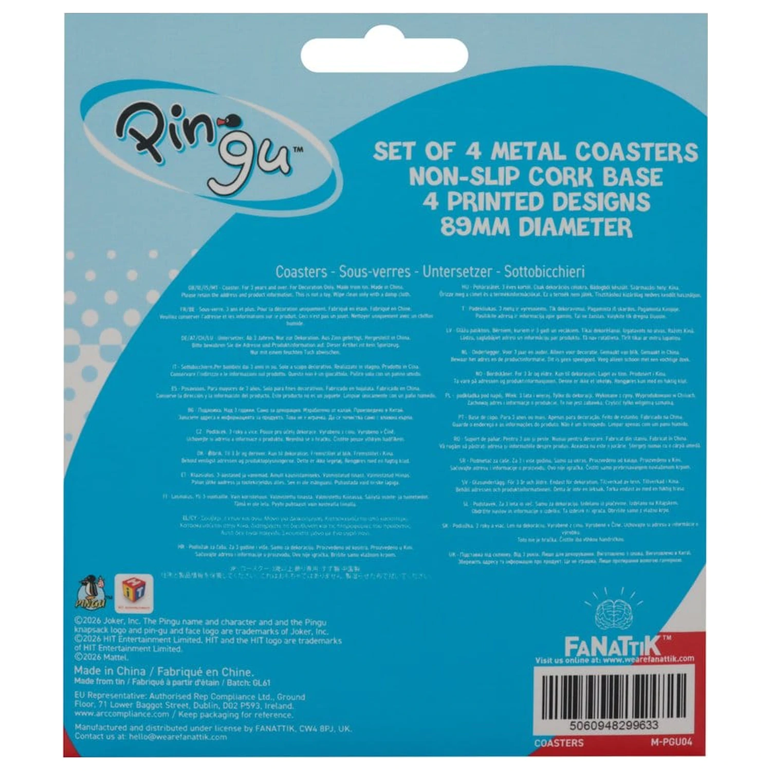 Pingu Coaster, balenie 4 kusov produktová fotografia