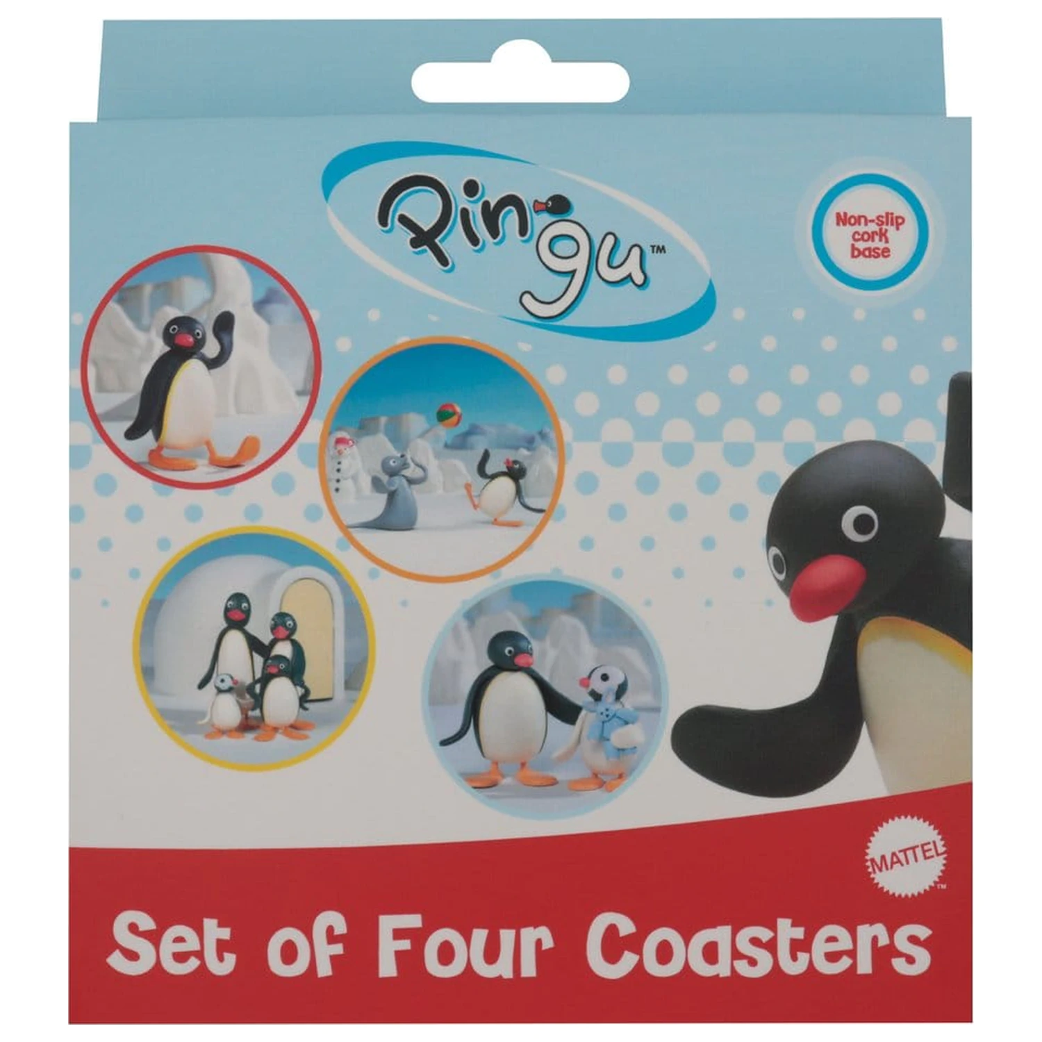 Pingu Coaster, balenie 4 kusov produktová fotografia