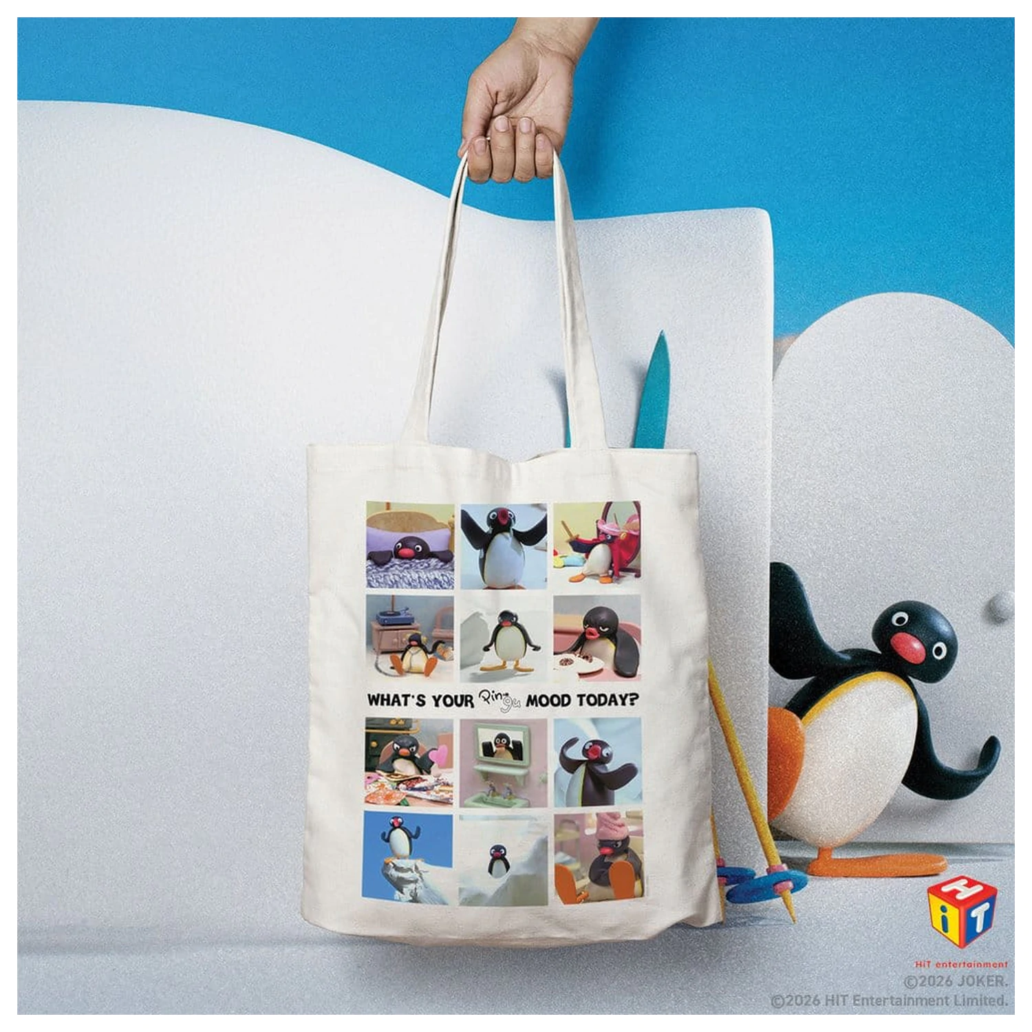 Pingu Tote Bag Moods produktová fotografia