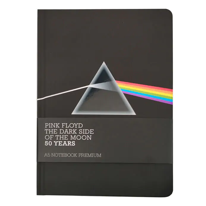 Pink Floyd A5 prémiový zápisník produktová fotografia