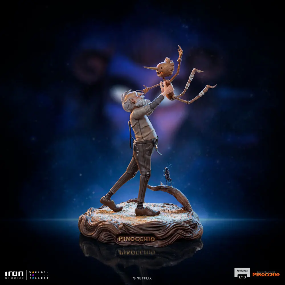 Pinocchio Art Scale Statue 1/10 Gepeto & Pinocchio 23 cm termékfotó