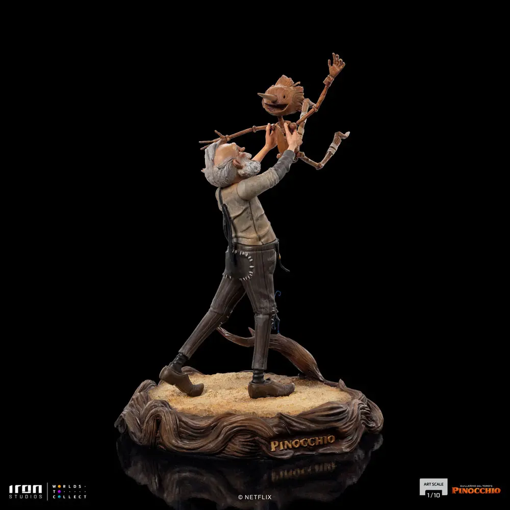 Pinocchio Art Scale Statue 1/10 Gepeto & Pinocchio 23 cm termékfotó