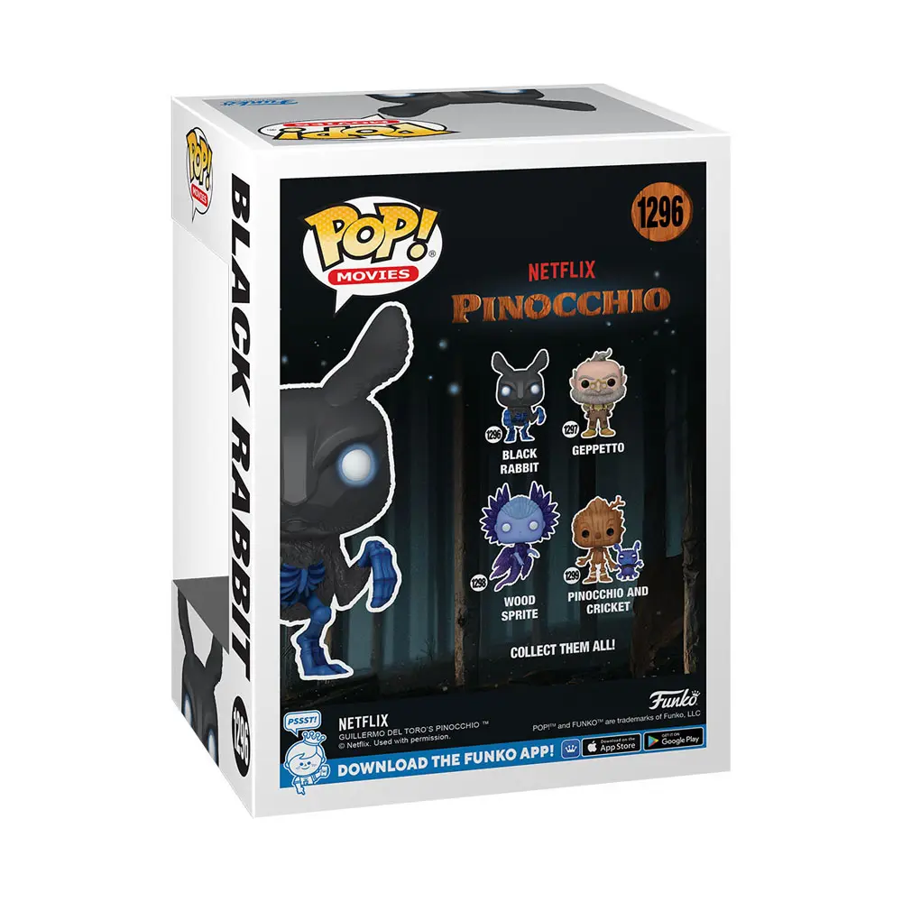 Pinocchio POP! Movies vinyl figúrka Black Rabbit 9 cm produktová fotografia