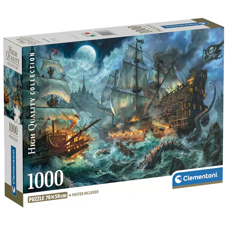 Pirates Battle puzzle 1000 dielikov produktová fotografia