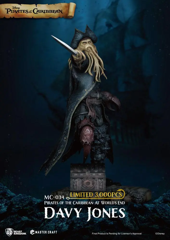 Pirates of the Caribbean: At World's End Master Craft Socha Davy Jones 42 cm produktová fotografia