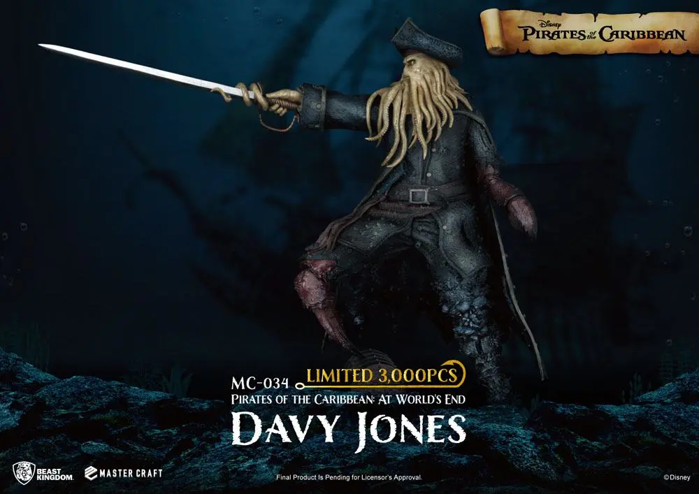 Pirates of the Caribbean: At World's End Master Craft Socha Davy Jones 42 cm produktová fotografia