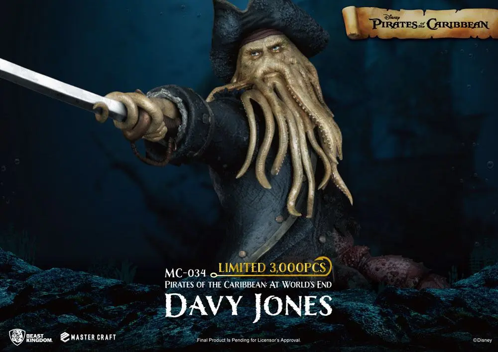 Pirates of the Caribbean: At World's End Master Craft Socha Davy Jones 42 cm produktová fotografia